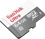 Фото SanDisk Ultra microSDXC Class 10 UHS-I U1 64Gb (SDSQUNB-064G-GN3MA)