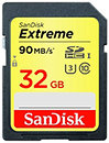 Фото SanDisk Extreme SDHC UHS-I U3 90MB/s 32Gb