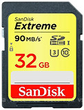 Фото SanDisk Extreme SDHC UHS-I U3 90MB/s 32Gb