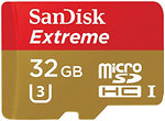 Фото SanDisk Extreme microSDHC Class 10 UHS-I U3 32Gb (SDSQXGN-032G-GN6MN)