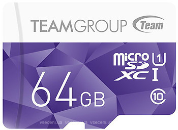 Фото Team Group Color Card microSDXC Class 10 UHS-I U1 64Gb (TCUSDX64GUHS02)