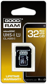 Фото GoodRAM microSDHC Class 10 UHS-I U1 32Gb