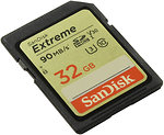 Фото SanDisk Extreme SDHC Class 10 UHS-I U3 V30 32Gb