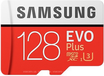 Фото Samsung Evo Plus V2 microSDXC Class 10 UHS-I U3 128Gb