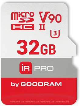 Фото GoodRAM IRDM Pro microSDHC UHS-II U3 V90 32Gb