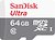 Фото SanDisk Ultra microSDXC UHS-I 533x 64Gb