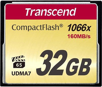 Фото Transcend Ultimate CompactFlash 1066x 32Gb