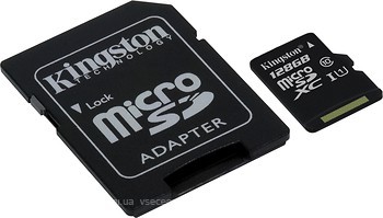 Фото Kingston Canvas Select microSDXC Class 10 UHS-I U1 128Gb