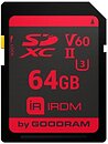 Фото GoodRAM IRDM SDXC UHS-II U3 V60 64Gb (IR-S6B0-0640R11)