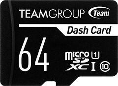 Фото Team Group Dash Card microSDXC Class 10 UHS-I U1 64Gb (TDUSDX64GUHS03)