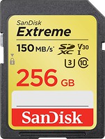 Фото SanDisk Extreme SDXC Class 10 UHS-I U3 V30 150MB/s 256Gb (SDSDXV5-256G-GNCIN)
