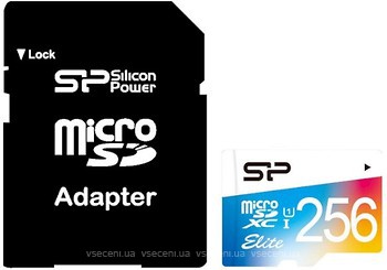 Фото Silicon Power Elite Color microSDXC Class 10 UHS-I U1 256Gb