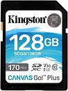 Фото Kingston Canvas Go! Plus SDXC Class 10 UHS-I U3 V30 128Gb (SDG3/128GB)