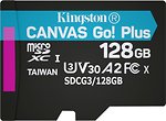 Фото Kingston Canvas Go! Plus microSDXC Class 10 UHS-I U3 V30 128Gb (SDCG3/128GBSP)