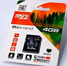 Фото Mibrand MicroSDHC Class 4 4Gb (MICDC4/4GB-A)