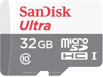 Фото SanDisk Ultra Light microSDHC UHS-I Class 10 32Gb (SDSQUNR-032G-GN3MN)