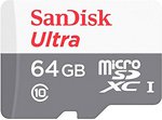 Фото SanDisk Ultra Light microSDXC UHS-I Class 10 64Gb (SDSQUNR-064G-GN3MN)