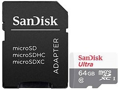 Фото SanDisk Ultra Light microSDXC UHS-I Class 10 64Gb (SDSQUNR-064G-GN3MA)