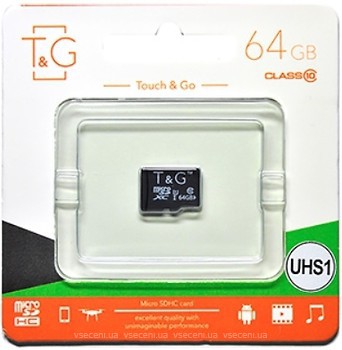 Фото T&G microSDXC Class 10 UHS-I U1 64Gb (TG-64GBSDCL10-00)