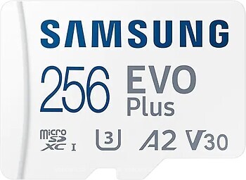 Фото Samsung Evo Plus V3 microSDXC Class 10 UHS-I U3 256Gb (MB-MC256KA/RU)