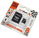 Фото Hi-Rali microSDHC Class 10 8Gb (HI-8GBSDCL10-01)