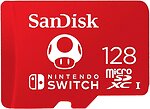 Фото SanDisk For Nintendo Switch microSDXC UHS-I U3 128Gb (SDSQXAO-128G-GNCZN)