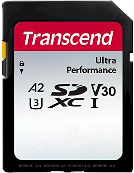 Фото Transcend 340S SDXC Class 10 UHS-I U3 V30 A2 64Gb (TS64GSDC340S)