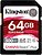 Фото Kingston Canvas React Plus SDXC Class 10 UHS-II U3 V90 64Gb (SDR2/64GB)