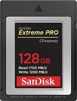 Фото SanDisk Extreme Pro CFexpress Type B 128Gb (SDCFE-128G-GN4NN)