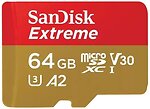 Фото SanDisk Extreme for Mobile Gaming microSDXC UHS-I U3 V30 A2 64Gb (SDSQXAH-064G-GN6GN)