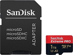 Фото SanDisk Extreme Pro microSDXC Class 10 UHS-I U3 V30 A2 1Tb (SDSQXCD-1T00-GN6MA)