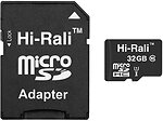 Фото Hi-Rali microSDHC Class 10 32Gb UHS-I U1 (HI-32GBSD10U1-01)