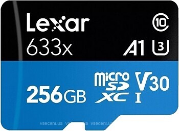 Фото Lexar High-Performance 633x microSDXC UHS-I 256Gb