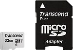 Фото Transcend 300S microSDHC Class 10 UHS-I 32Gb (TS32GUSD300S-A)