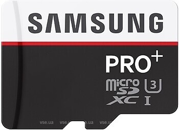 Фото Samsung Pro+ microSDXC Class 10 UHS-I U3 V30 256Gb (MB-MD256DA)