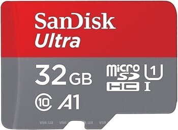 Фото SanDisk Ultra microSDXC Class 10 UHS-I U1 A1 32Gb (SDSQUNC-032G-ZN3MN)