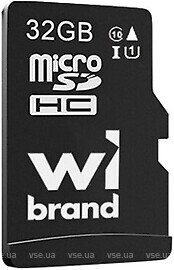 Фото Wibrand microSDXC Class 10 UHS-I U1 32Gb (WICDHU1/32GB)