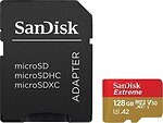 Фото SanDisk Extreme microSDXC UHS-I U3 V30 A2 128Gb (SDSQXA1-128G-GN6AA)