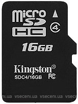 Фото Kingston microSDHC Class 4 16Gb