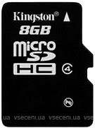 Фото Kingston microSDHC Class 4 8Gb (SDC4/8GB)