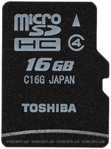 Фото Toshiba microSDHC Class 4 16Gb