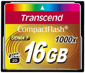 Фото Transcend CompactFlash 1000x 16Gb