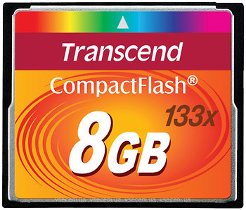Фото Transcend CompactFlash 133x 8Gb (TS8GCF133)