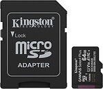 Фото Kingston Canvas Select microSDxC Class 10 UHS-I U1 V10 64Gb (SDCS3/64GB)