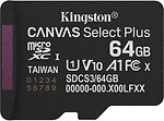 Фото Kingston Canvas Select microSDxC Class 10 UHS-I U1 V10 64Gb (SDCS3/64GBSP)
