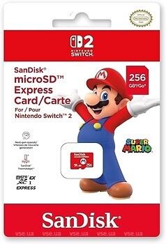 Фото SanDisk Express microSDXC Class 10 UHS-I 256Gb (SDSQXFN-256G-GR6ZN)