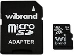 Фото Wibrand microSDXC Class 10 UHS-I U3 64Gb (WICDXU3/64GB-A)