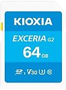 Фото Kioxia Exceria G2 SDXC Class 10 UHS-I U3 V30 64Gb (LNEX2L064GG4)