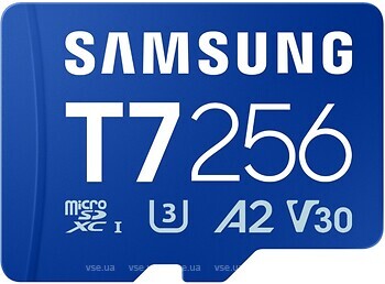 Фото Samsung T7 microSDXC Class 10 UHS-I U3 A2 V30 256Gb (MB-MB256T/WW)