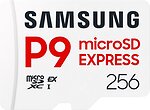 Фото Samsung Express Card P9 microSDXC Class 10 UHS-I U3 V30 A1 256Gb (MB-MK256T/WW)